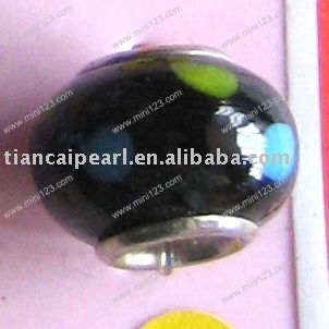 fashion glass bead( big hole )