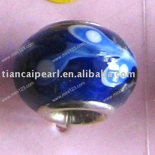 fashion glass bead( big hole )