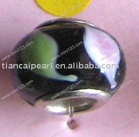 fashion glass bead( big hole )