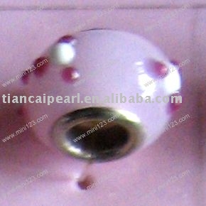 fashion glass bead( big hole )