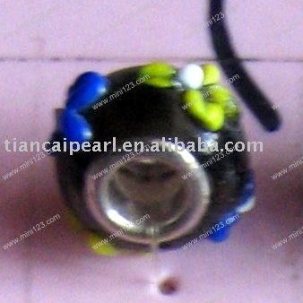 fashion glass bead( big hole )