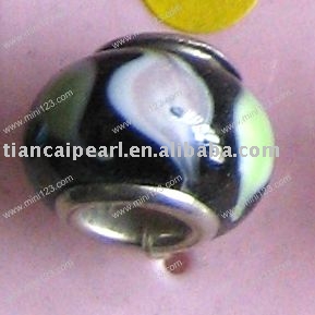 fashion glass bead( big hole )