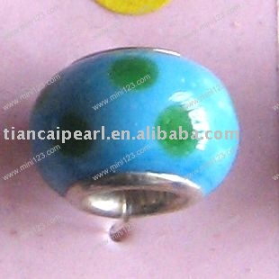 fashion glass bead( big hole )