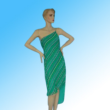 Ladies` 100% Silk Dress