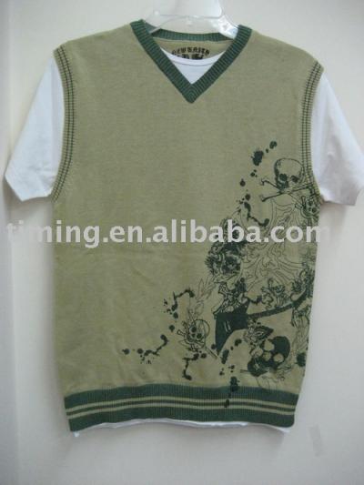 men`s short sleeve sweater