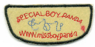 embroidered applique (вышитая аппликация)
