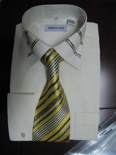 65% Cotton 35% poly Shirt + Necktie (65% хлопок 35% полиэстер рубашка + галстук)