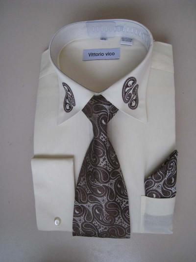 65% Cotton 35% poly Shirt + Necktie (65% хлопок 35% полиэстер рубашка + галстук)