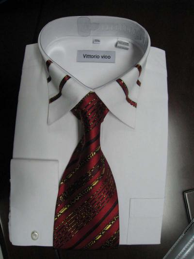 65% Cotton 35% poly Shirt + Necktie (65% хлопок 35% полиэстер рубашка + галстук)