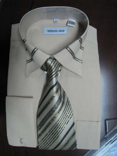 65% Cotton 35%poly Shirt + Necktie (65% Cotton 35% Poly-Shirt + Krawatte)