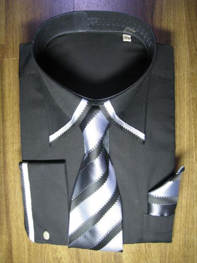 65% Cotton 35% poly Shirt + Necktie (65% хлопок 35% полиэстер рубашка + галстук)