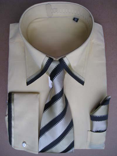65% Cotton 35% poly Shirt + Necktie (65% хлопок 35% полиэстер рубашка + галстук)