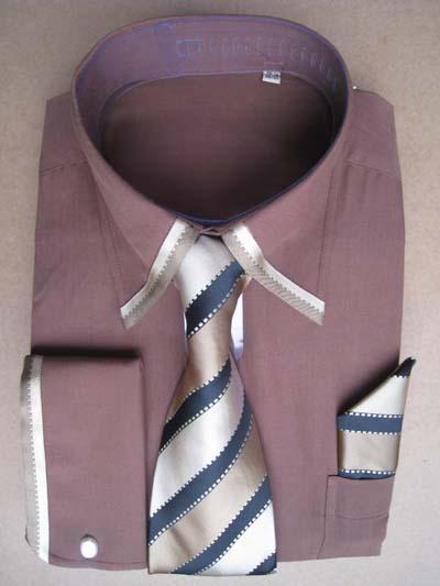 65% Cotton 35% poly Shirt + Necktie (65% Cotton 35% Poly-Shirt + Krawatte)