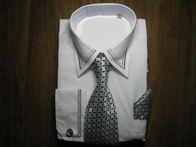 65% Cotton 35%poly Shirt + Necktie (65% Cotton 35% Poly-Shirt + Krawatte)