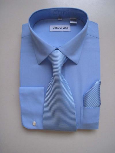 65% Cotton 35% poly Shirt + Necktie (65% Cotton 35% Poly-Shirt + Krawatte)