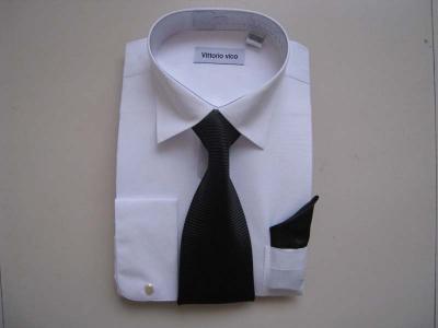 65% Cotton 35% poly Shirt + Necktie (65% Cotton 35% Poly-Shirt + Krawatte)