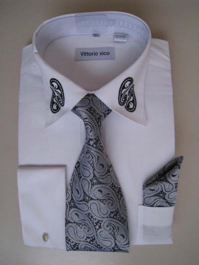 65% Cotton 35% poly Shirt + Necktie (65% Cotton 35% Poly-Shirt + Krawatte)