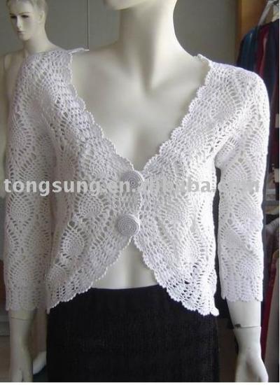 Кардиган из 6-ти угольников