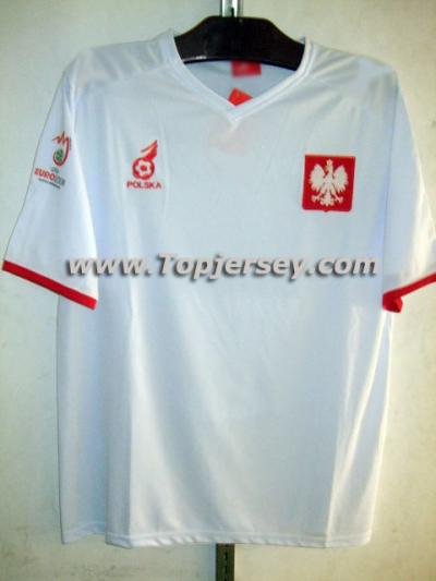 08 Euro Cup Polen National Team Soccer Jersey (08 Euro Cup Polen National Team Soccer Jersey)