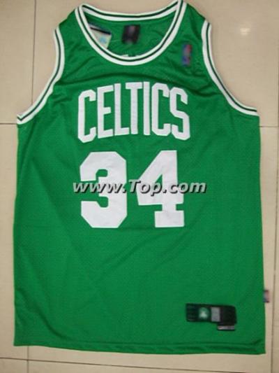 08 Celtics Basketball Jersey--- Celtics #34 (Front)--Top.1.SPORT JERSEY SUPPLIER (08 Celtics Basketball Jersey --- Celtics # 34 (Front) - Top .1. SPORT JERSEY LIE)