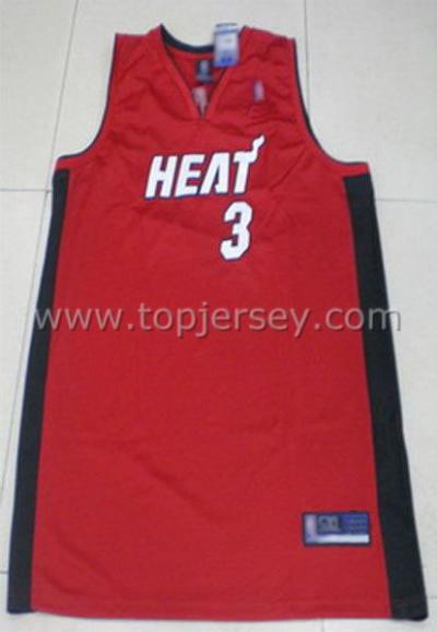 Basketball Jersey--- Heat #3 WADE(Red)---Front ---Top.1.SPORTS JERSEY SUPPLIER