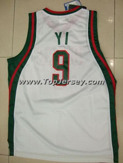 08 Basketball Jersey---Bucks #9 YI(Back)---Top.1.SPORTS JERSEY SUPPLIER (08 Basketball Jersey --- Bucks # 9 YI (Zurück) --- Top .1. SPORTS JERSEY LIEFER)