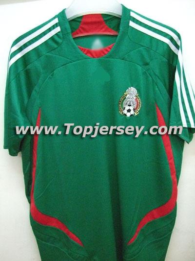 09 Season Mexico National team soccer jersey(home) (09 Saison Mexique équipe nationale de football maillot (domicile))
