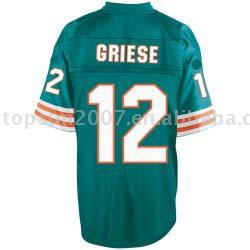 Miami Dolphins #12 Bob Griese Aqua Tackle Twill Throwback Football Jersey (Miami Dolphins #12 Bob Griese Aqua Tackle Twill Throwback Football Jersey)