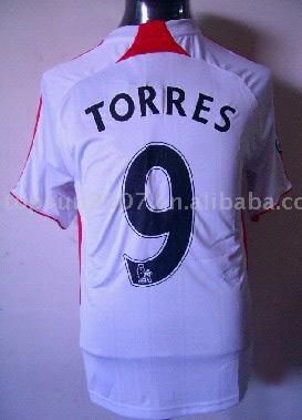 New club soccer jersey--Liverpool #9 Torres (away) (New club soccer jersey--Liverpool #9 Torres (away))