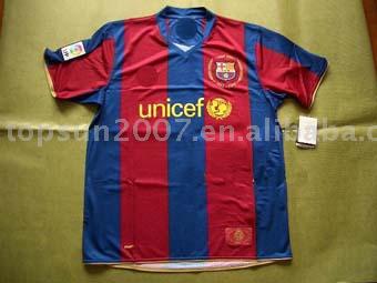 New club soccer jersey --Barcelona (home) (New club soccer jersey --Barcelona (home))