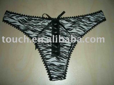 animal thong