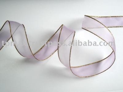 Gold Edge Sheer Ribbon (Золотым обрезом Sh r Лента)