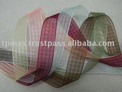 Checked Sheer Ribbon (Проверено Шир ленты)