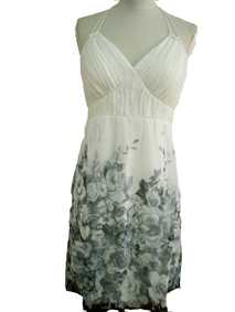 100% POLYESTER CHIFFON DRESS (100% полиэстер шифон ПЛАТЬЕ)
