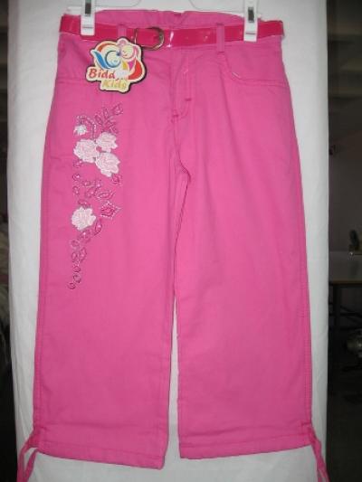 Girls Capri With Lacing