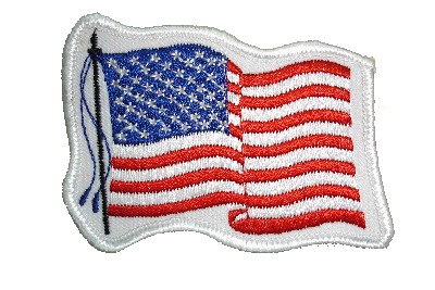 American Flags Metal Badge (American Flags Metal Badge)
