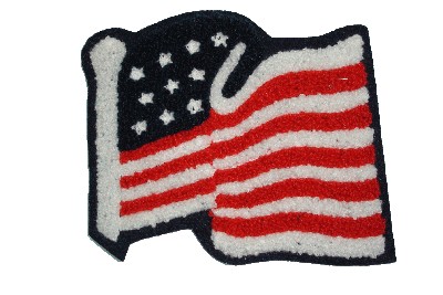 American Flags Metal Badge (American Flags Metal Badge)