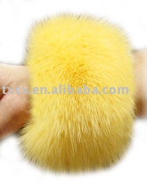 100% Real Fox Fur Cuffs