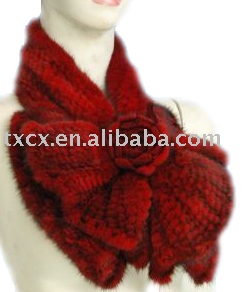 Red Rex Fur Scarf (Red Rex Pelz Schal)