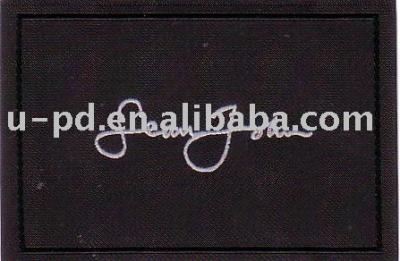 woven label (gewebtes Etikett,)