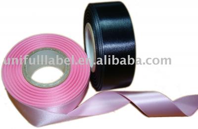 Woven edge polyester satin ribbon(Double Side/ Single Side)