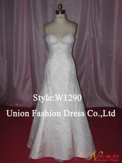 fashion lace wedding dress