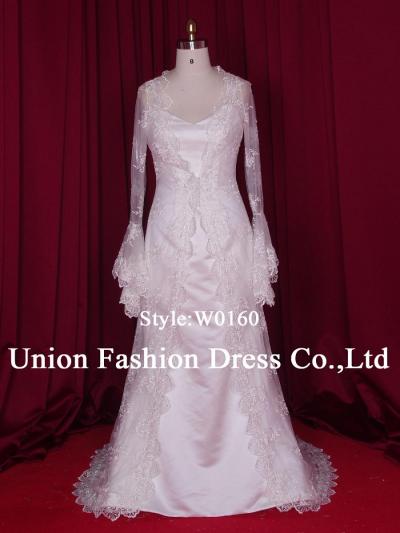 fashion lace wedding dress