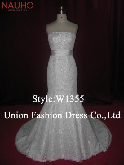 fashion lace wedding dress