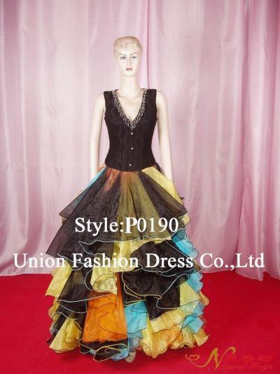 Multicoloured promenade dress (Mehrfarbig Promenade Kleid)