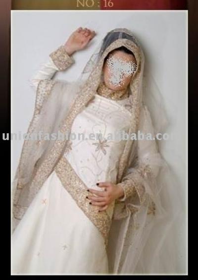 bridal gown