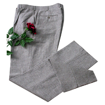 Men`s 100% Cotton Casual Trousers (Men`s 100% Cotton Casual Trousers)