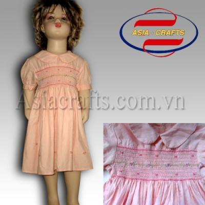 Hand Smocked Dress For Children, Unique And Lovely