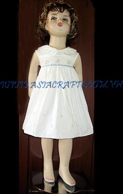 Smocked Dress For Girls, Unique Handmade Children`s Dresses (Smockée Dress For Girls, Unique Handmade Children `s Robes)