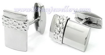 stainless steel sleeve button (bouton d`acier inoxydable, manche)